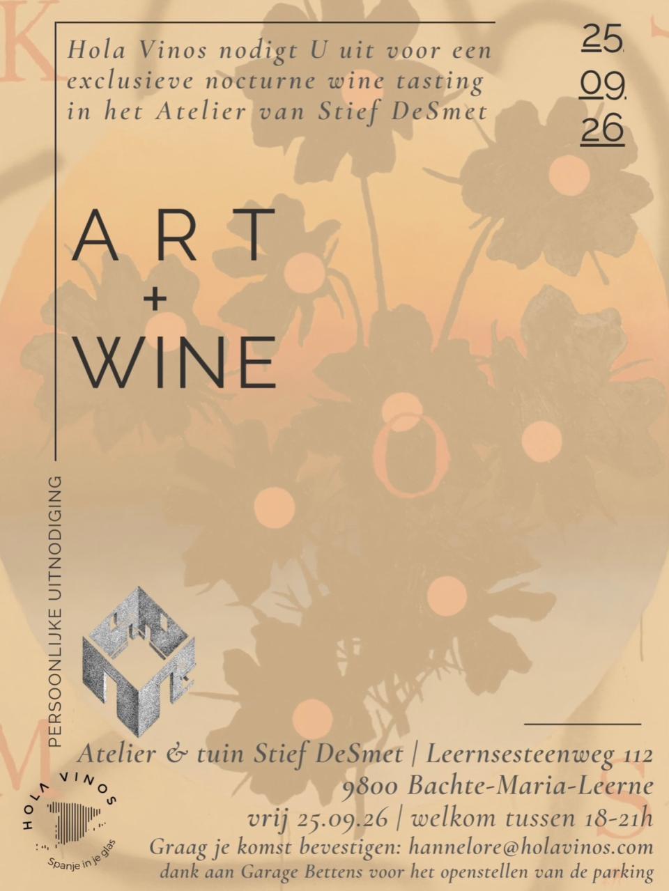Wine + Art Stief DeSmet | vrij 25.09.26